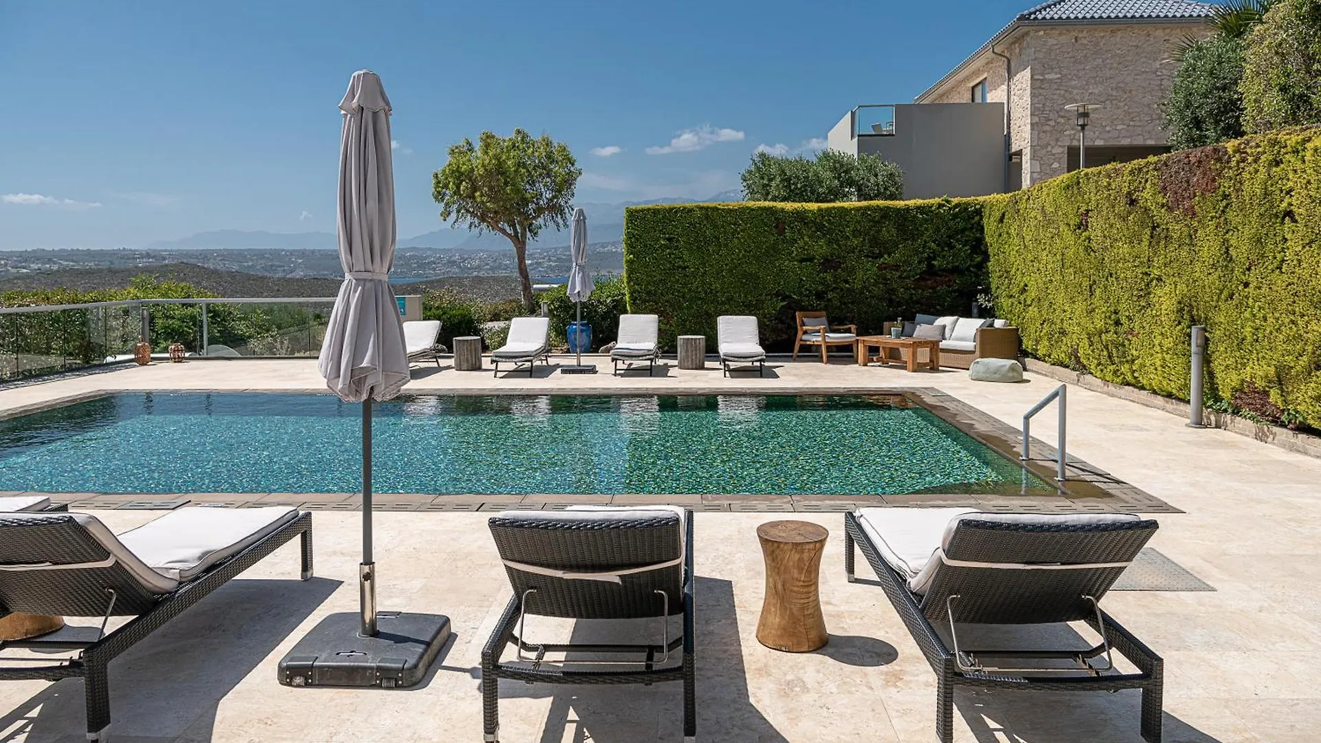 Mediterranean Villa Seaview Privet Pool Tersanas Greece