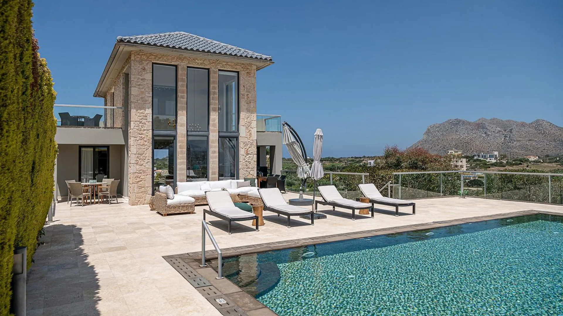 Mediterranean Villa Seaview Privet Pool Tersanas